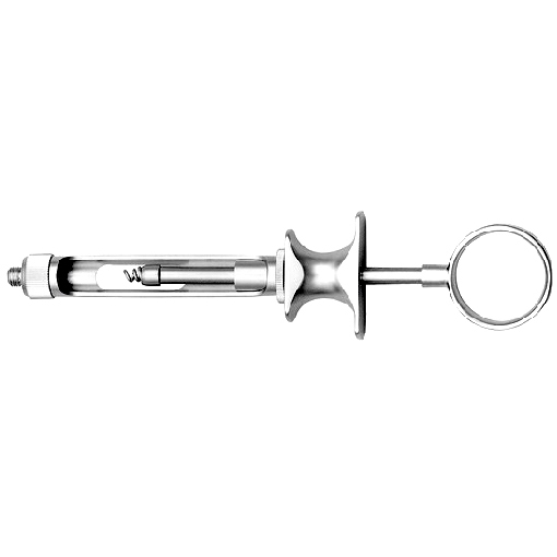 Syringe manual aspirating 1.8ml