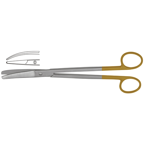 TC Parametrium Hysterectomy Scissor